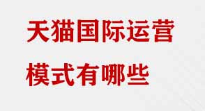 天貓國際運(yùn)營